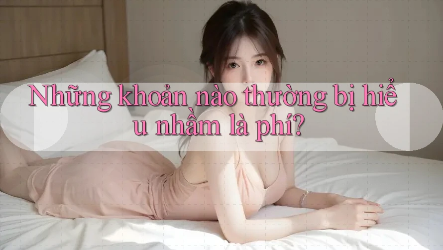 Những khoản nào thường bị hiểu nhầm là phí?