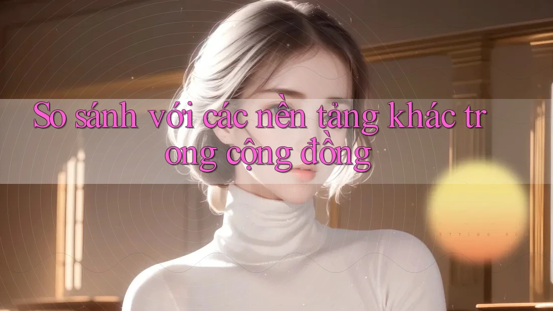 So sánh với các nền tảng khác trong cộng đồng