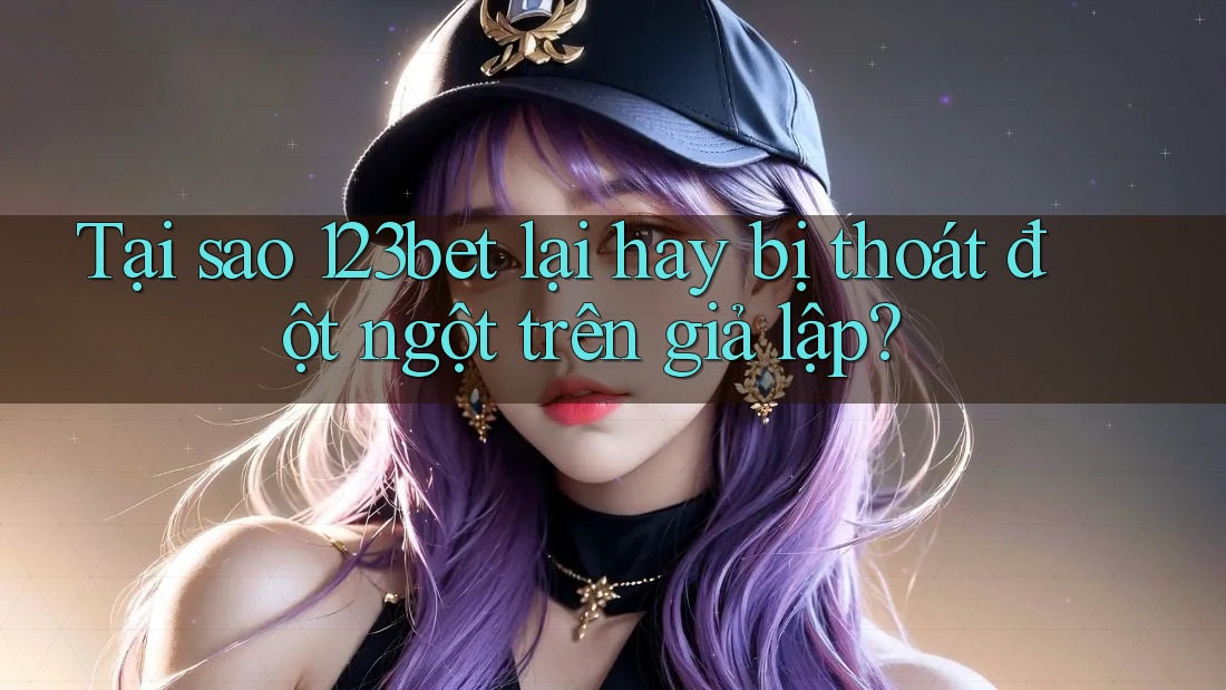 Tại sao 123bet lại hay bị thoát đột ngột trên giả lập?