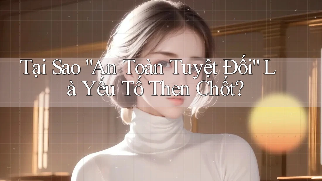 Tại Sao “An Toàn Tuyệt Đối” Là Yếu Tố Then Chốt?