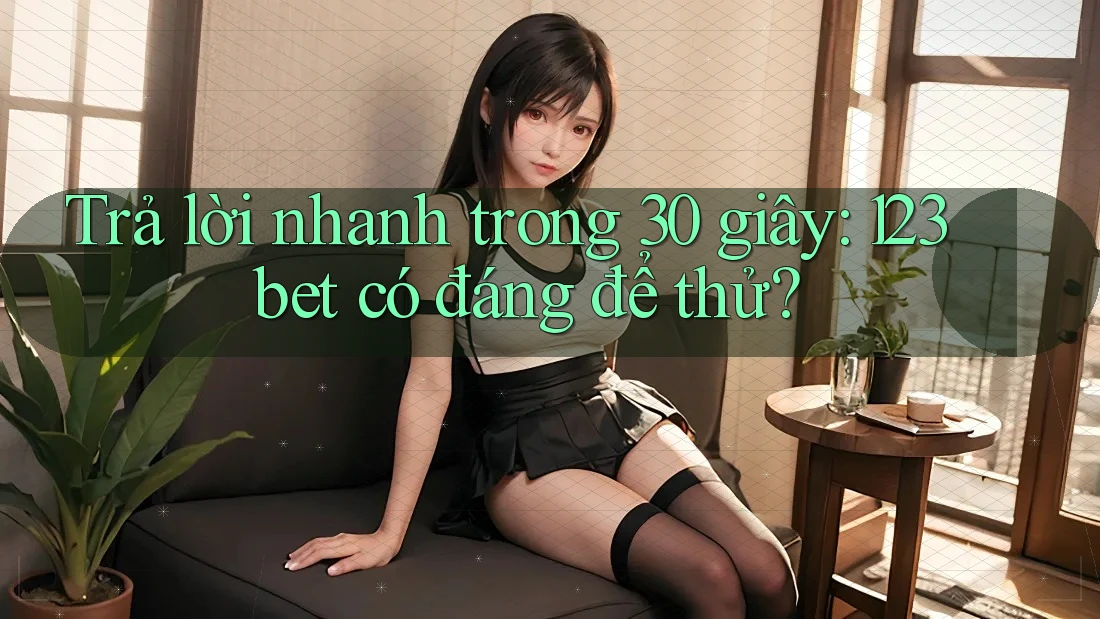 Trả lời nhanh trong 30 giây: 123bet có đáng để thử?