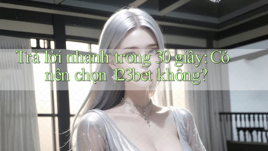 Trả lời nhanh trong 30 giây: Có nên chọn 123bet không?