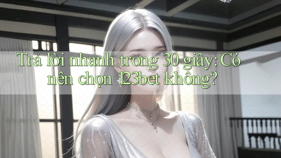 Trả lời nhanh trong 30 giây: Có nên chọn 123bet không?