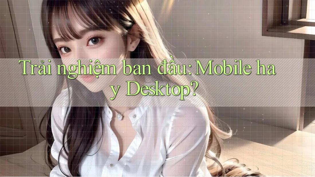 Trải nghiệm ban đầu: Mobile hay Desktop?