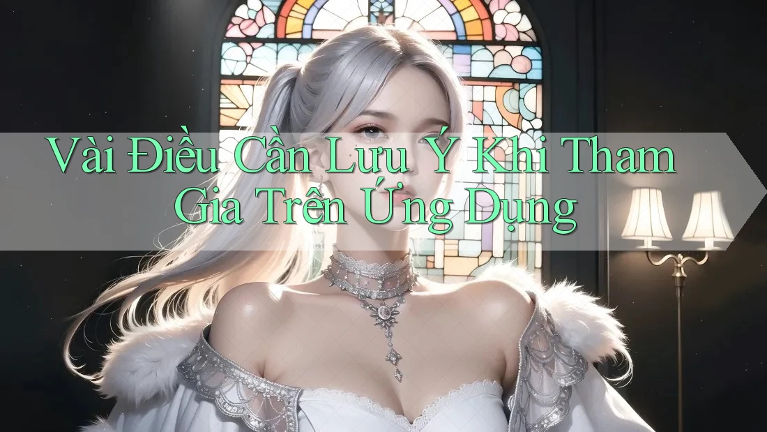 Vài Điều Cần Lưu Ý Khi Tham Gia Trên Ứng Dụng