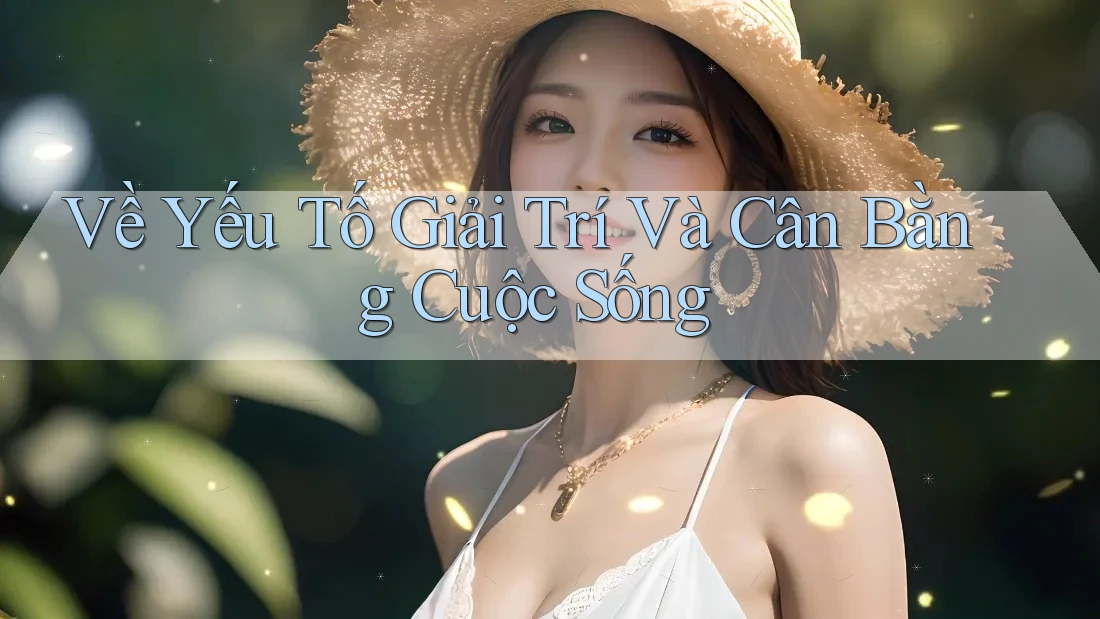 Về Yếu Tố Giải Trí Và Cân Bằng Cuộc Sống Về Yếu Tố Giải Trí Và Cân Bằng Cuộc Sống