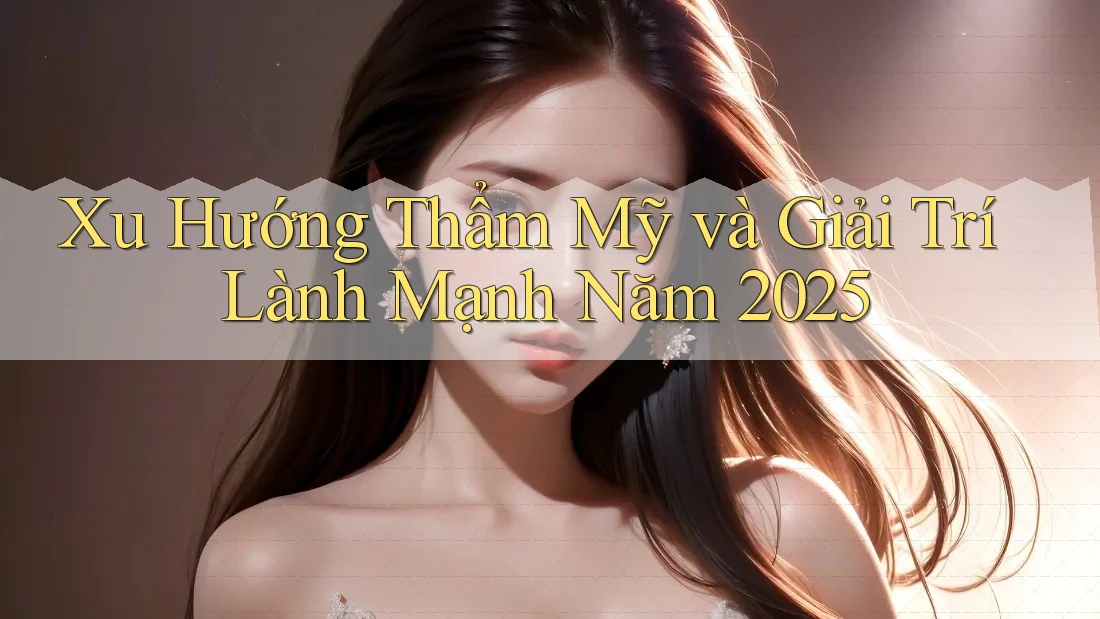 Xu Hướng Thẩm Mỹ và Giải Trí Lành Mạnh Năm 2025